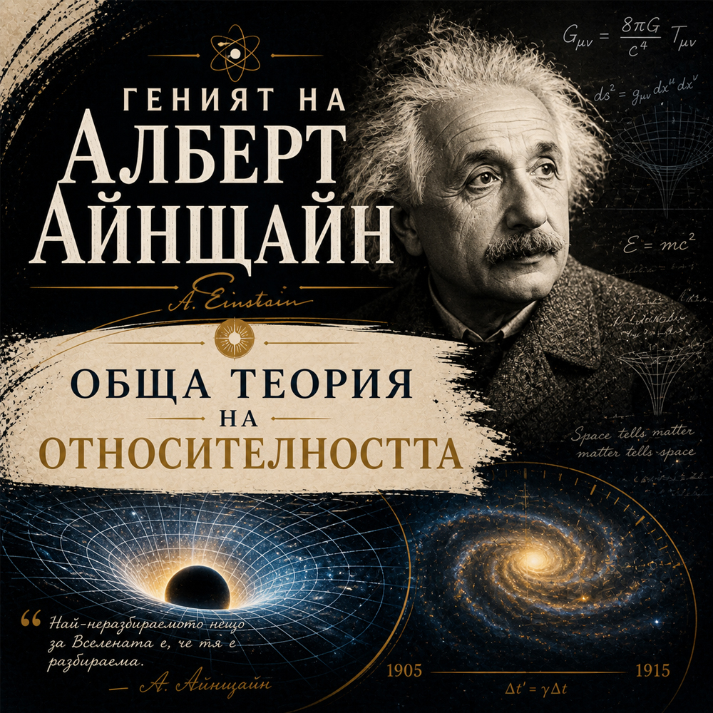 Геният на Алберт Айнщайн - Обща теория на относителността Geniqt Na Albert Einstein Obshtata Teoriq Na Otnositelnostta