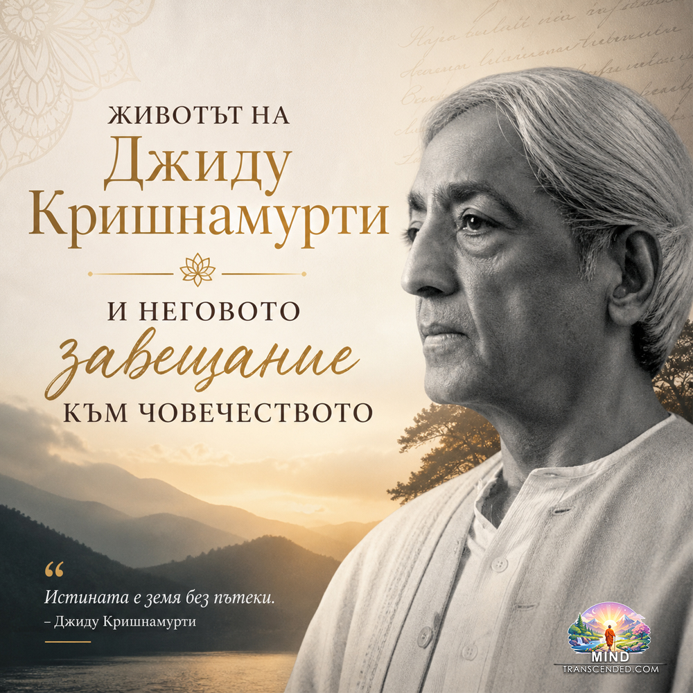 Животът на Джиду Кришнамурти и неговото завещание към човечеството Jivotyt Na Jiddu Krishnamurti I Negovoto Zaveshtanie Kym Chovechestvoto