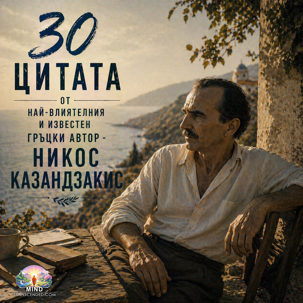 30 Цитата от най-влиятелния и известен гръцки автор - Никос Казандзакис 30 Citata Vliqtelniq Izvesten Grucki Avtor Nikos Kazandzakis
