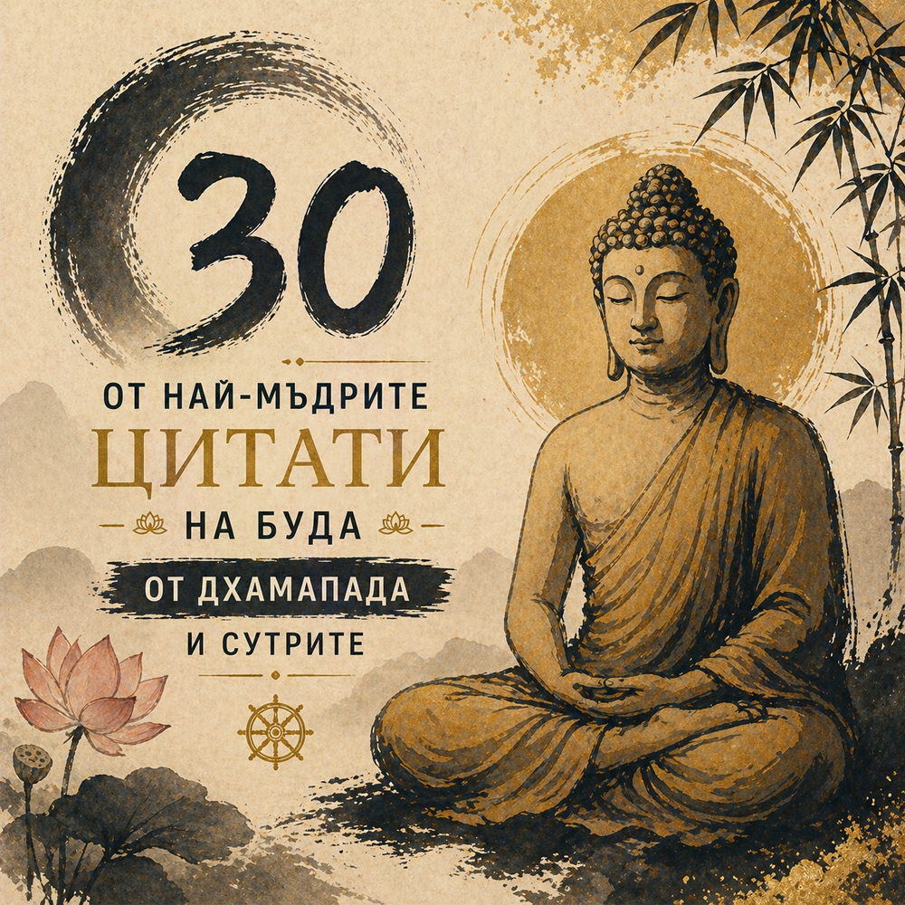 30 от най-мъдрите цитати на Буда от Дхамапада и сутрите 30 Nai Mydri Citati Na Buda Dhamapada Sutri