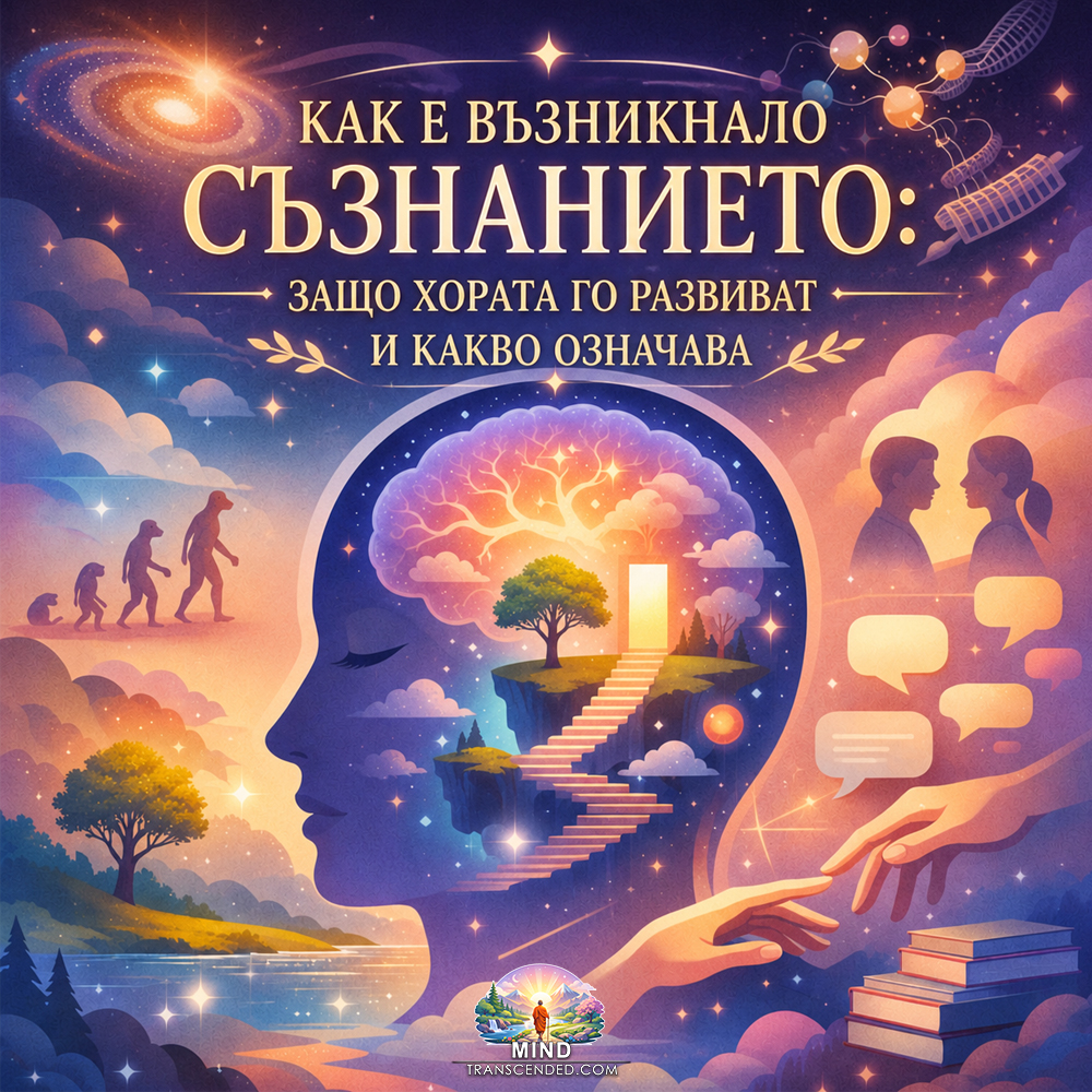 Как е възникнало съзнанието: защо хората го развиват и какво означава Kak E Vyzniknalno Syznanieto Zashto Horata Go Razvivat