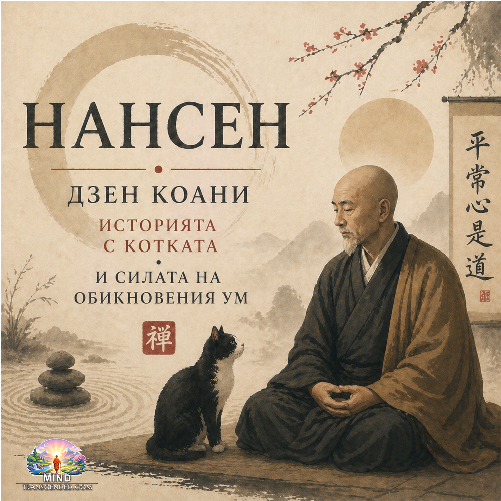 Нансен: Дзен коани, историята с котката и силата на обикновения ум Nansen Zen Koani Istoriq Kotka