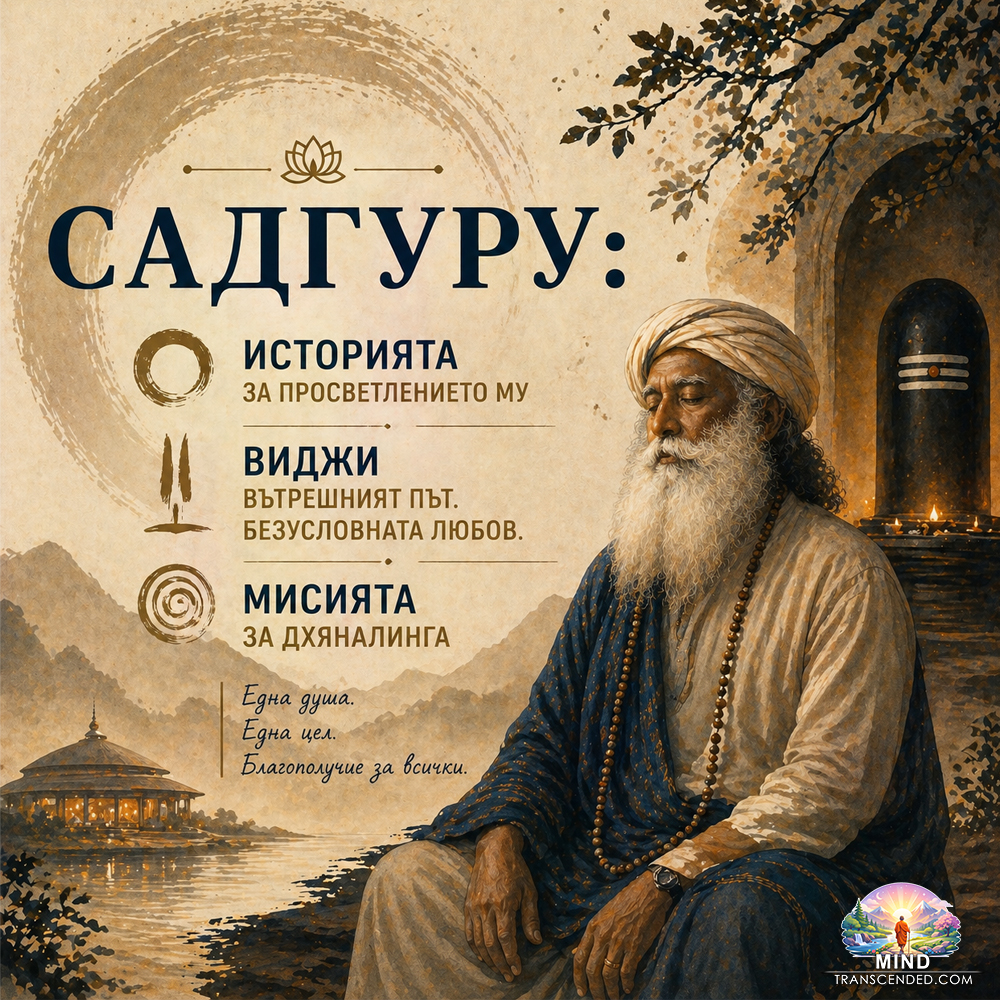 Садгуру: Историята за просветлението му, Виджи и мисията за Дхяналинга Sadguru Prosvetlenie Viji Dqnalinga