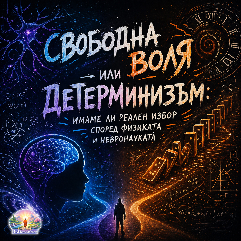 Свободна воля или детерминизъм: имаме ли реален избор според физиката и невронауката Sushtesvtuva Li Svobodna Volq Determinizam Fizika Nevronauka