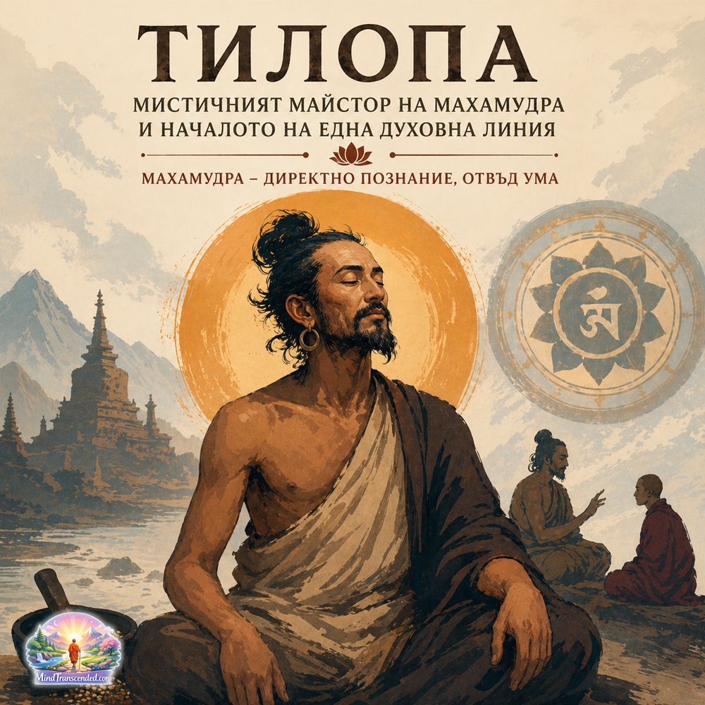 Тилопа - мистичният майстор на Махамудра и началото на една духовна линия Tilopa Mahamudra Vajrayana Naropa Kagyu Milarepa Budizym