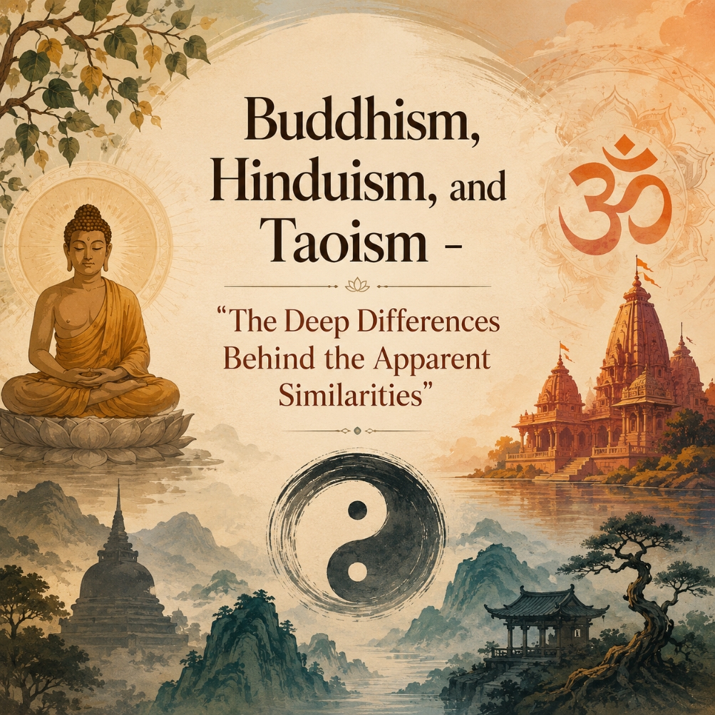Buddhism, Hinduism, and Taoism - “The Deep Differences Behind the Apparent Similarities” Buddhism Hinduism And Taoism Differences