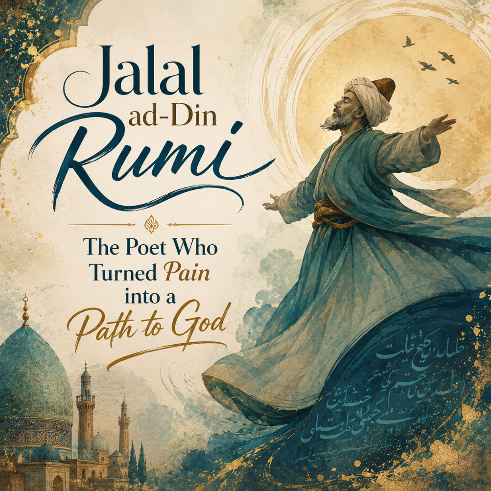 Jalal ad-Din Rumi - “The Poet Who Turned Pain into a Path to God” Jalal Ad Din Rumi Poet Who Turned Pain Into A Path Of God
