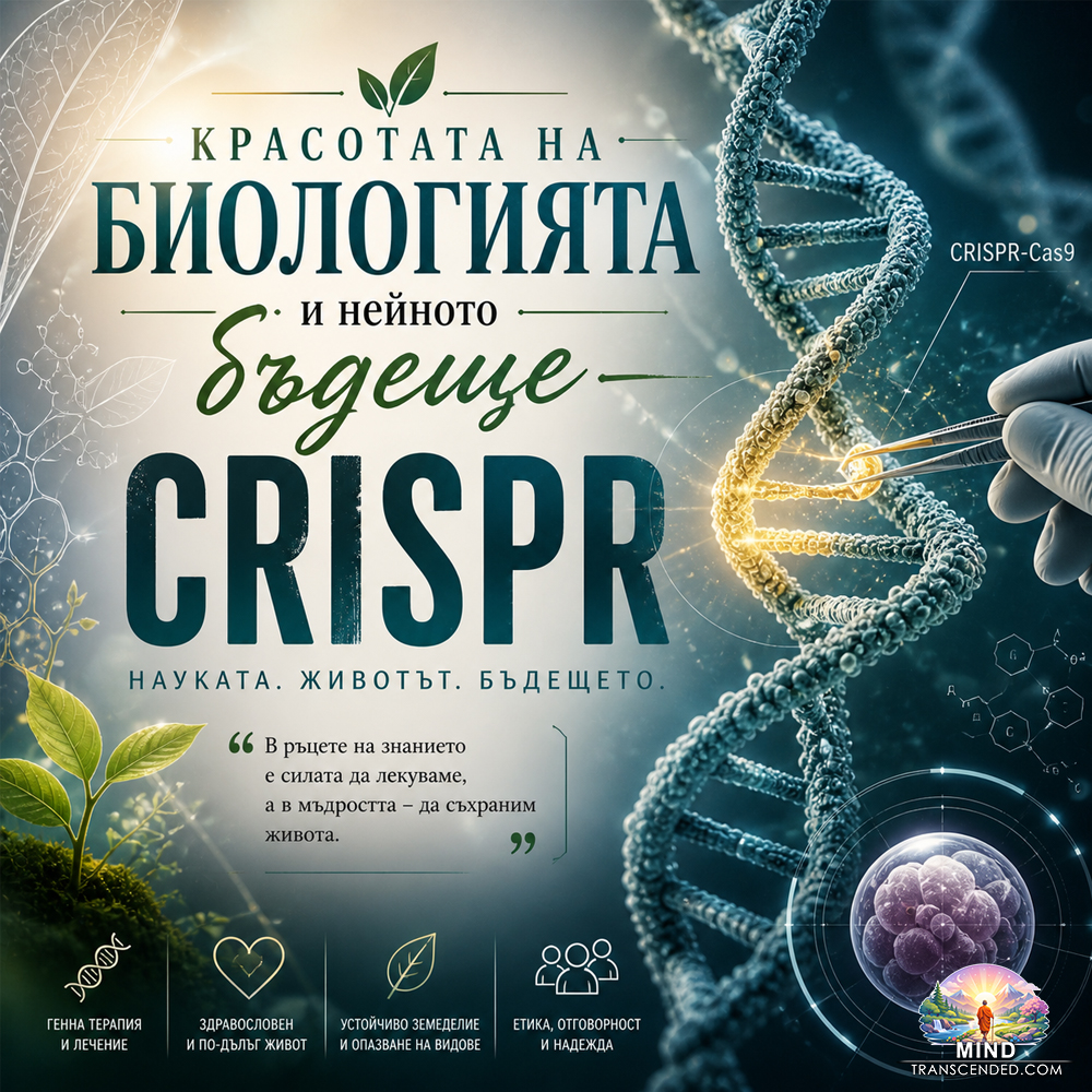 Основи на биологията: клетки, ДНК, митоза, мейоза и CRISPR - пълно ръководство за живота Krasotata Na Biologiqta I Neinoto Bydeshjte Crispr 1