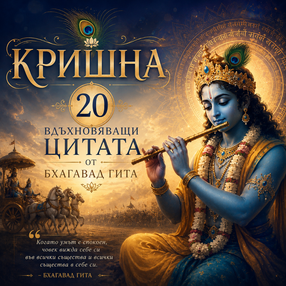 Кришна: 20 духовни цитата от Бхагавад Гита Krishna 20 Duhovni Citata Ot Bhagavad Gita 1