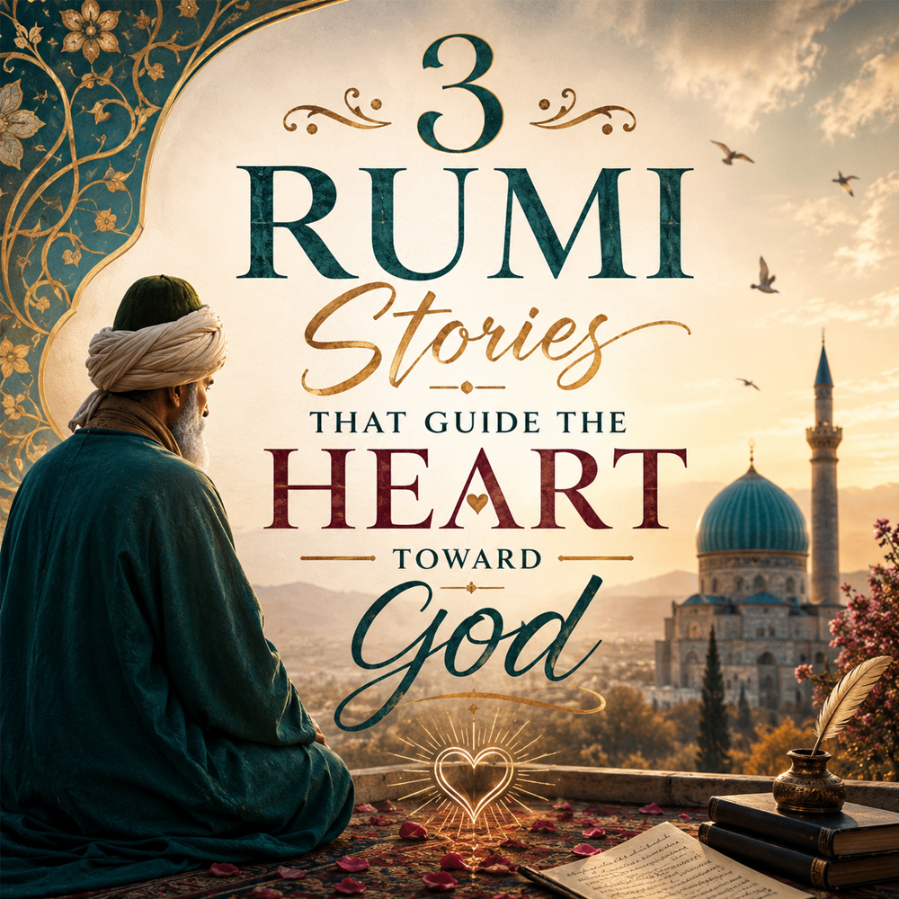 3 rumi stories that guide the heart toward god