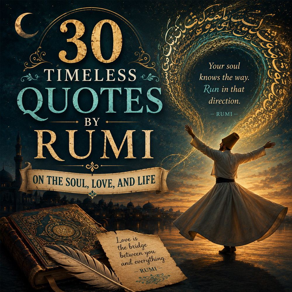 30 timeless quotes by rumi on the soul love and life