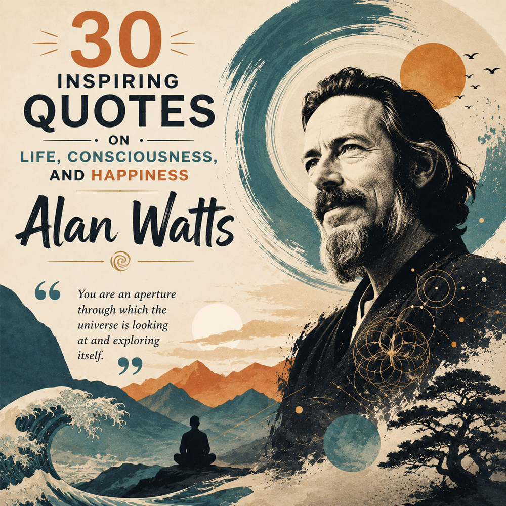 alan watts 30 inspiring quotes on life consciousness and happiness