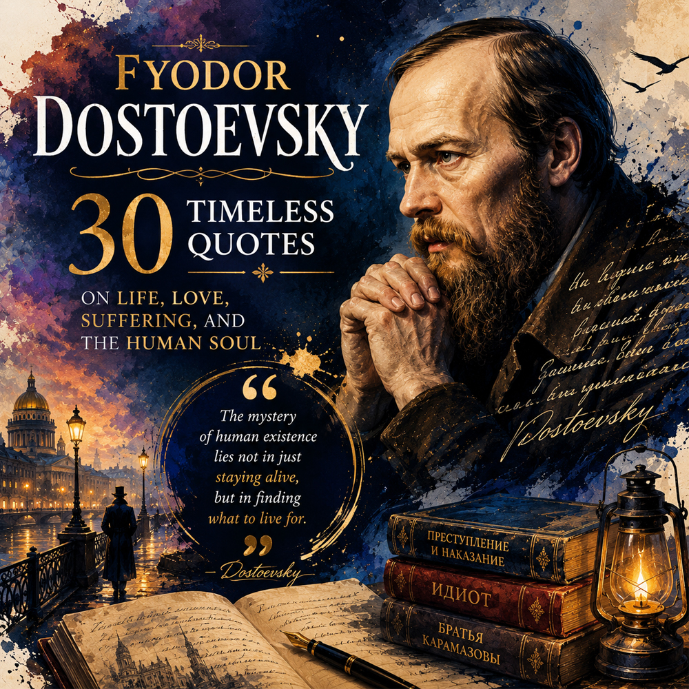 fyodor dostoevsky 30 timeless quotes on life love suffering and the human soul