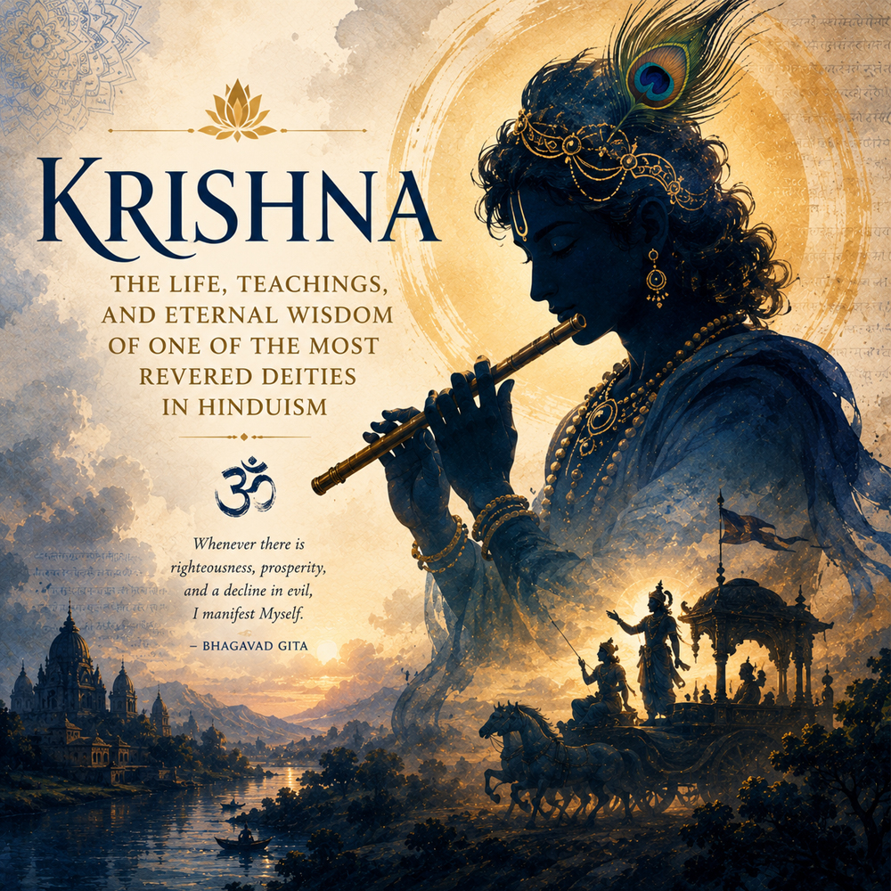 krishna the life teachings and eternal wisdom of one of the most revered deities in hinduism