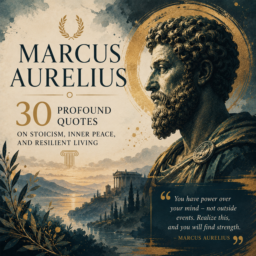 marcus aurelius 30 profound quotes on stoicism inner peace and resilient living