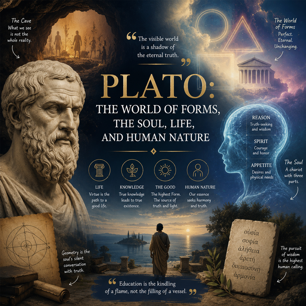plato the world of forms the soul life and human nature