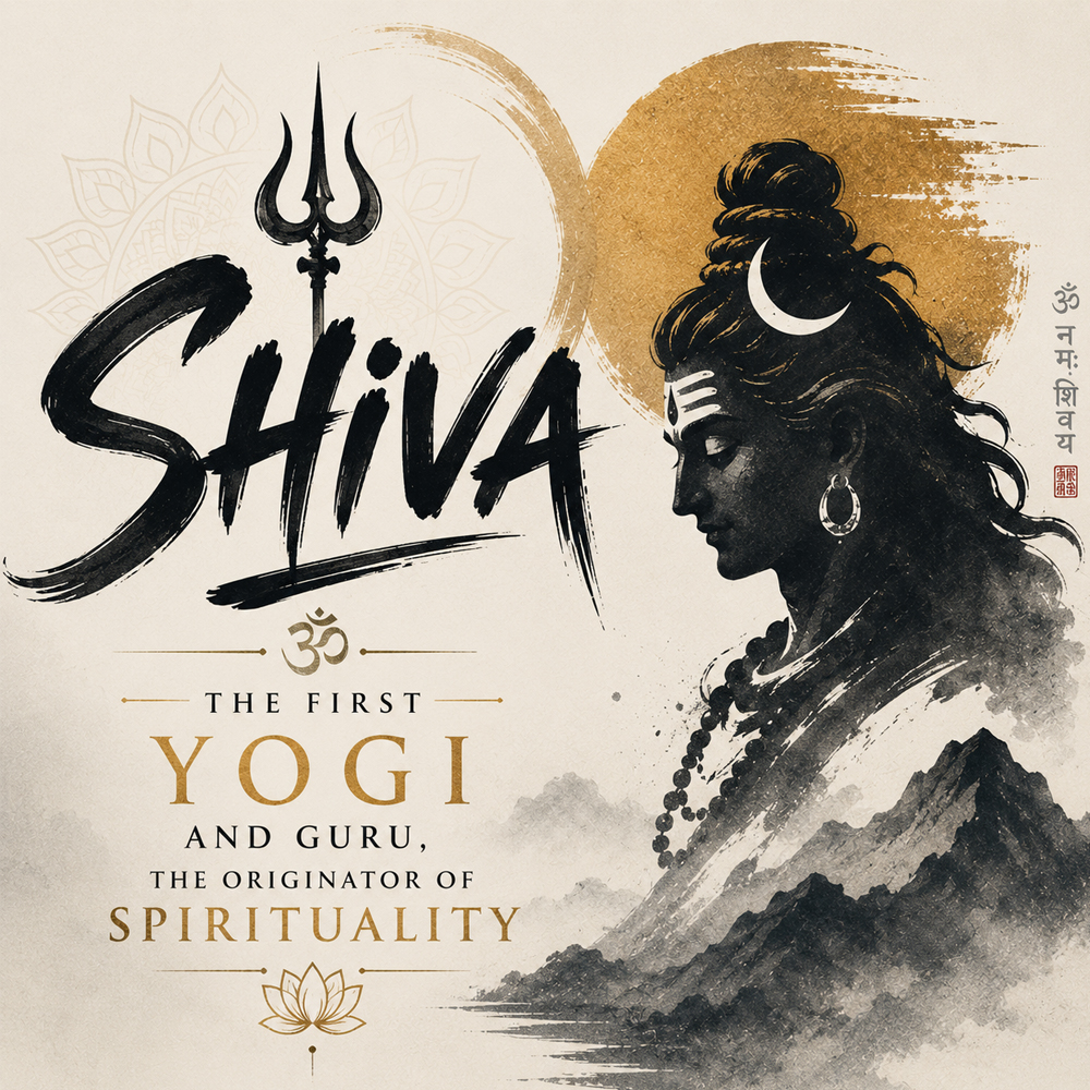 shiva the first yogi and guru the originator of spirituality