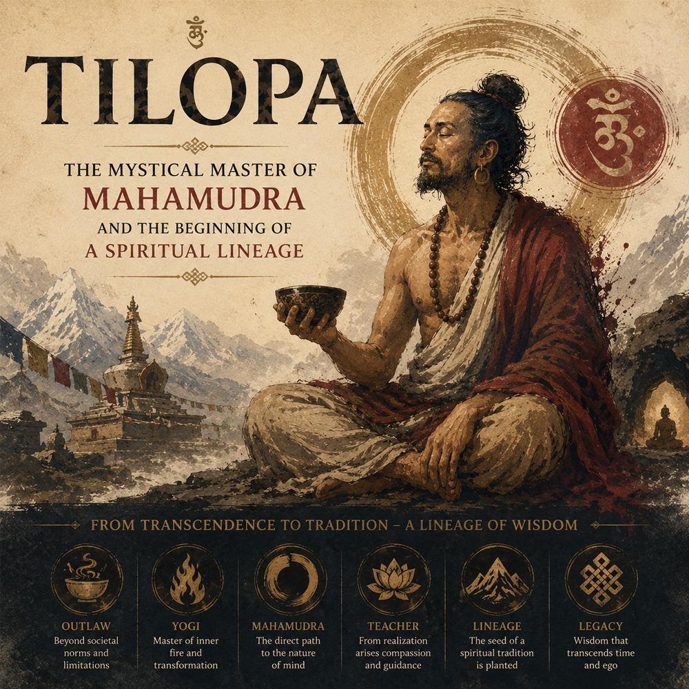 tilopa the mystical master of mahamudra and the beginning of a spiritual lineage