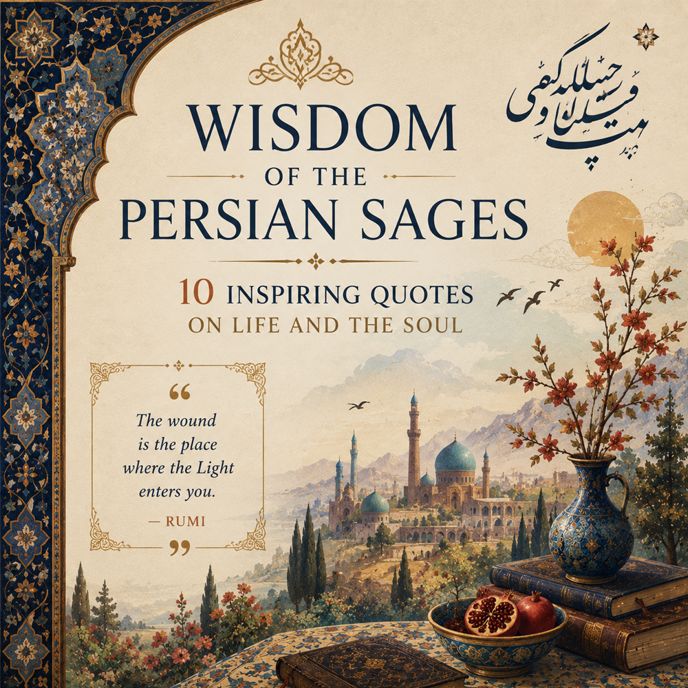 wisdom of the persian sages 10 inspiring quotes on life and the soul