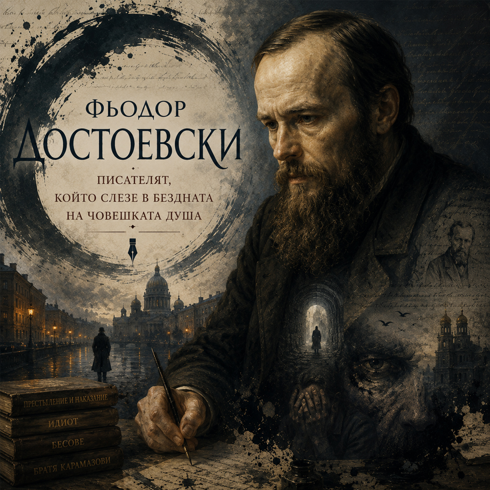 fyodor dostoevsky pisatelqt koito sleze v bezdnata na choveshkata dusha