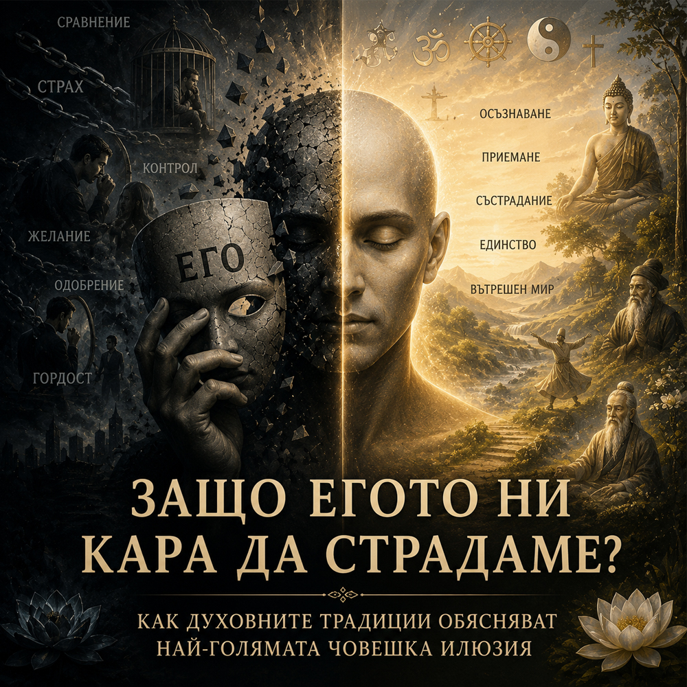 Защо егото ни кара да страдаме? Как духовните традиции обясняват най-голямата човешка илюзия zashto egoto ni kara da stradame