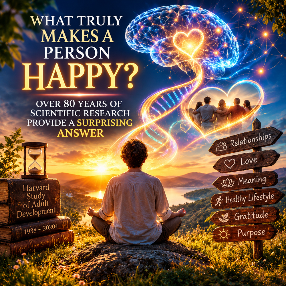 What Truly Makes a Person Happy? Over 80 Years of Scientific Research Provide a Surprising Answer what truly makes a person happy over 80 years of scientific research provide a surprising answer