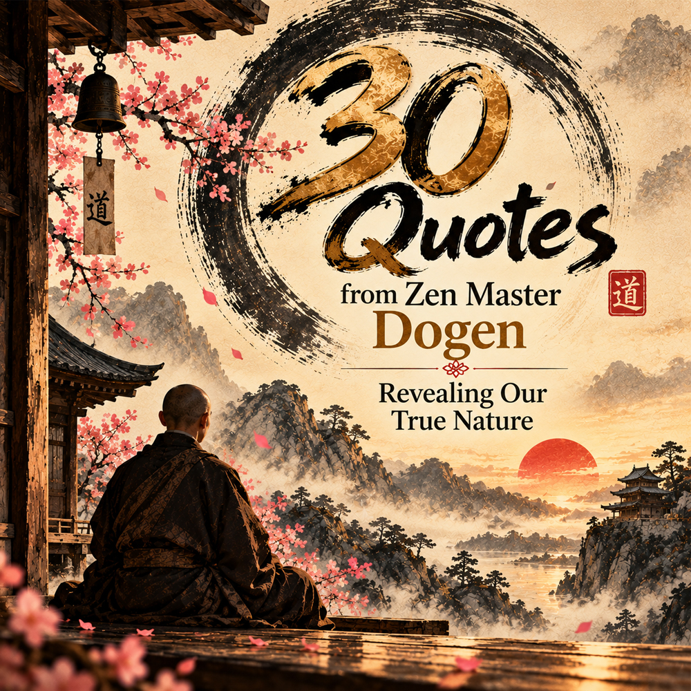 30 quotes from zen master dogen revealing our true nature