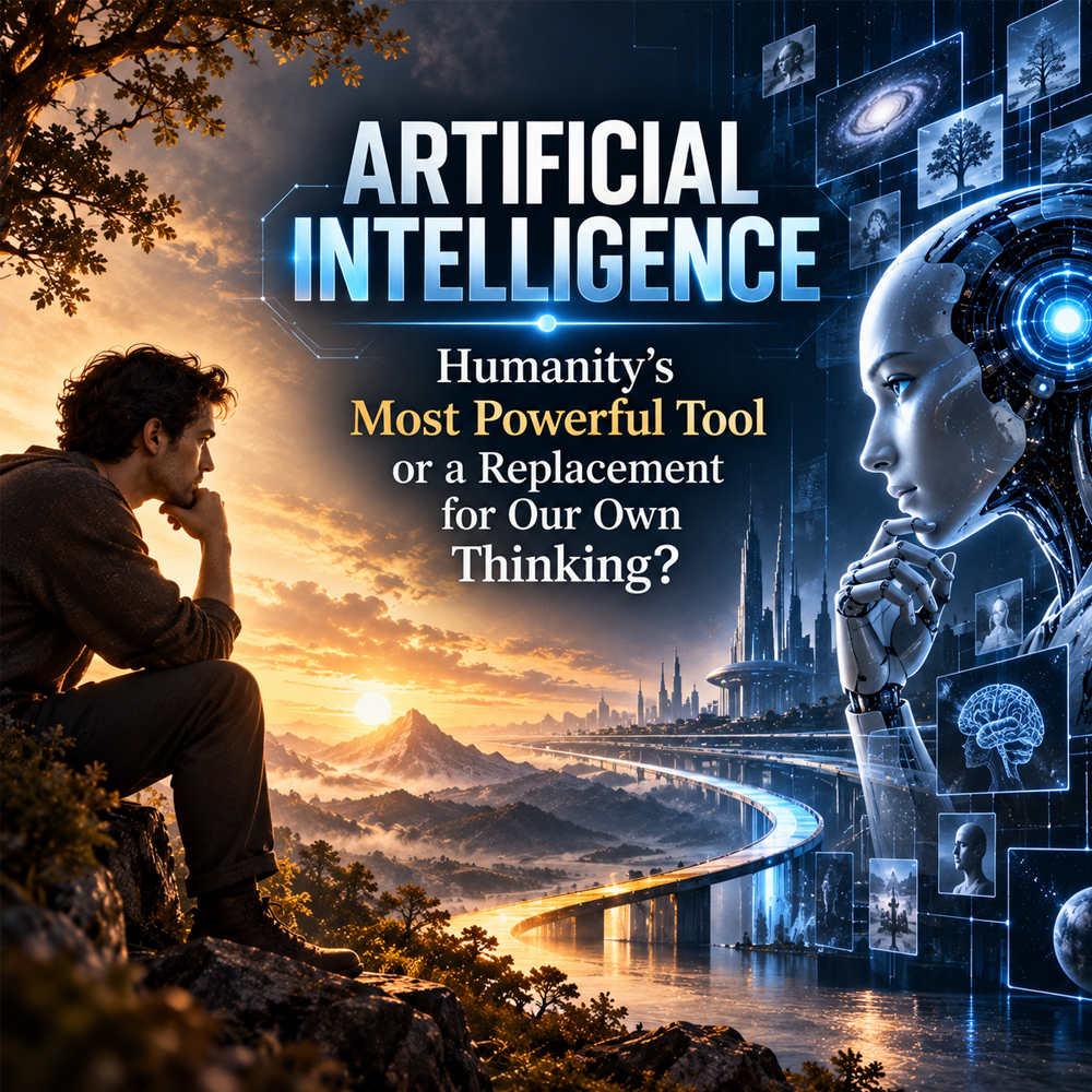 Artificial Intelligence - Humanity’s Most Powerful Tool or a Replacement for Our Own Thinking? artificial intelligence humanitys most powerful tool or a replacement for our own thinking