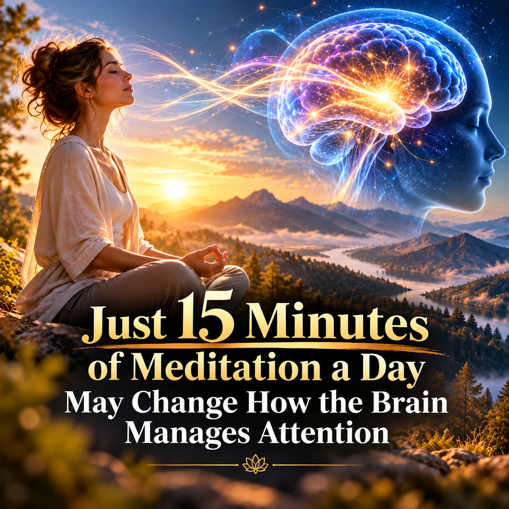 Just 15 Minutes of Meditation a Day May Change How the Brain Manages Attention