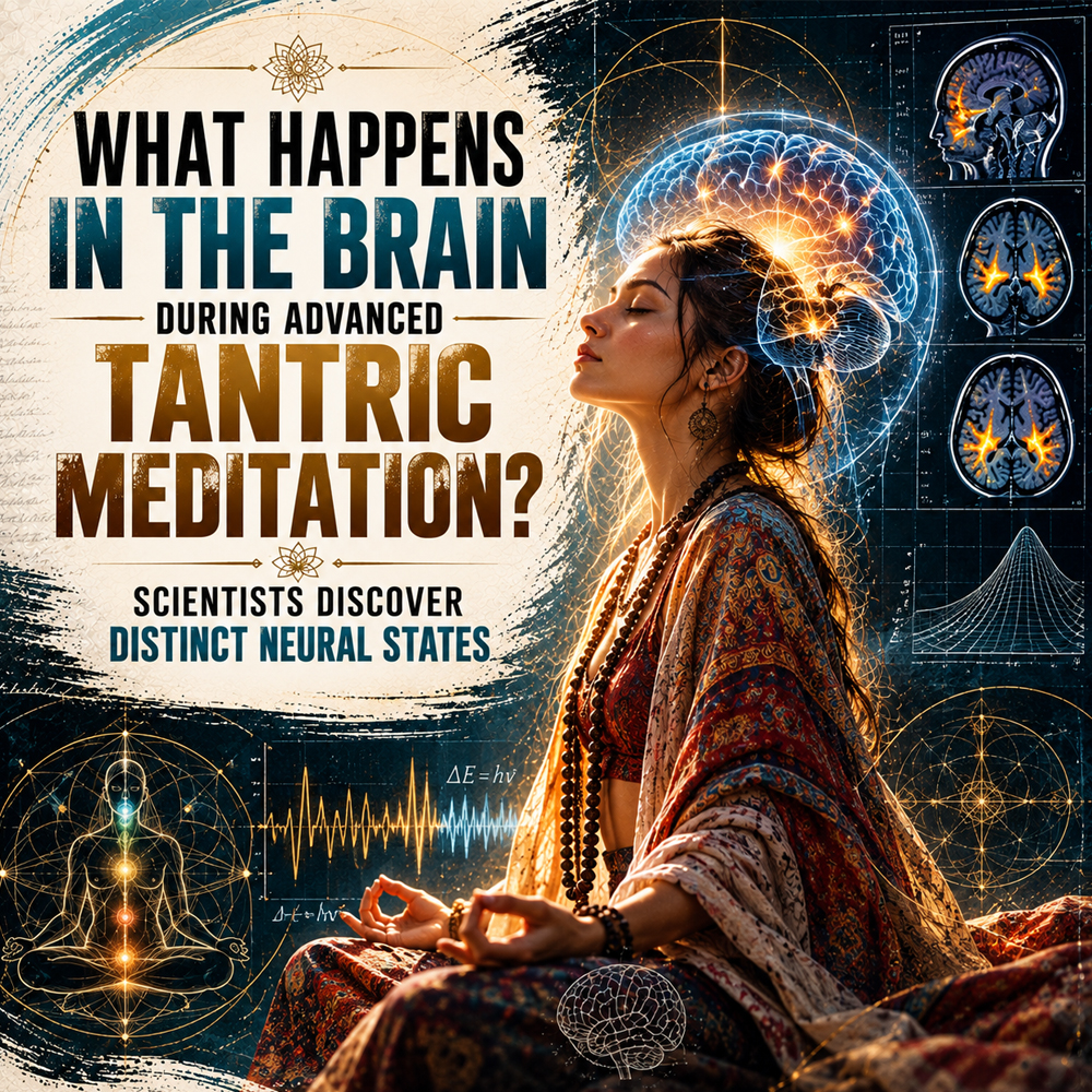 What Happens in the Brain During Advanced Tantric Meditation? Scientists Discover Distinct Neural States