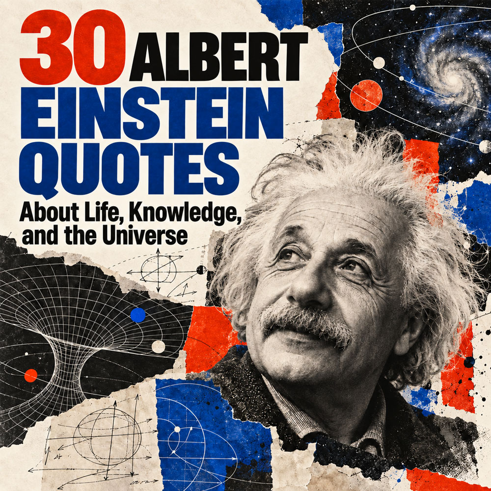 30 Albert Einstein Quotes About Life, Knowledge, and the Universe