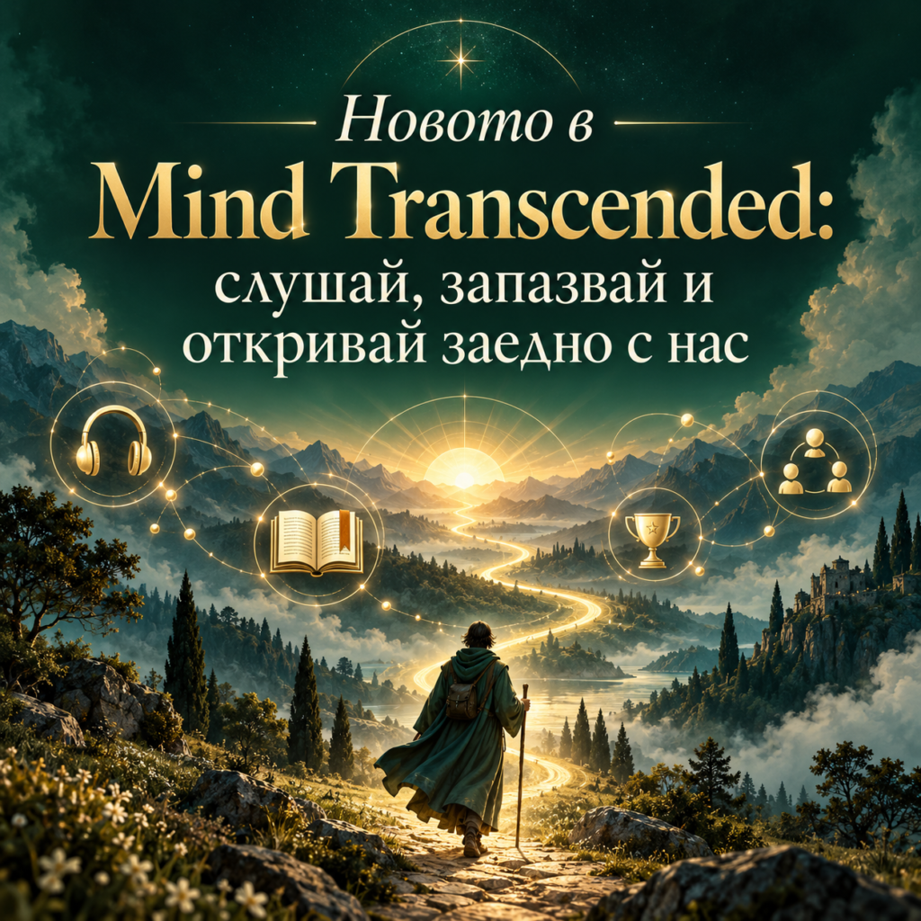Новото в Mind Transcended: слушай, запазвай и откривай заедно с нас 7aa6cb0b b55f 495a 871d 1b03cd405d2e