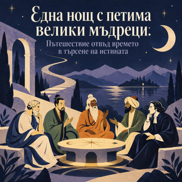 Една нощ с петима велики мъдреци: Пътешествие отвъд времето в търсене на истината