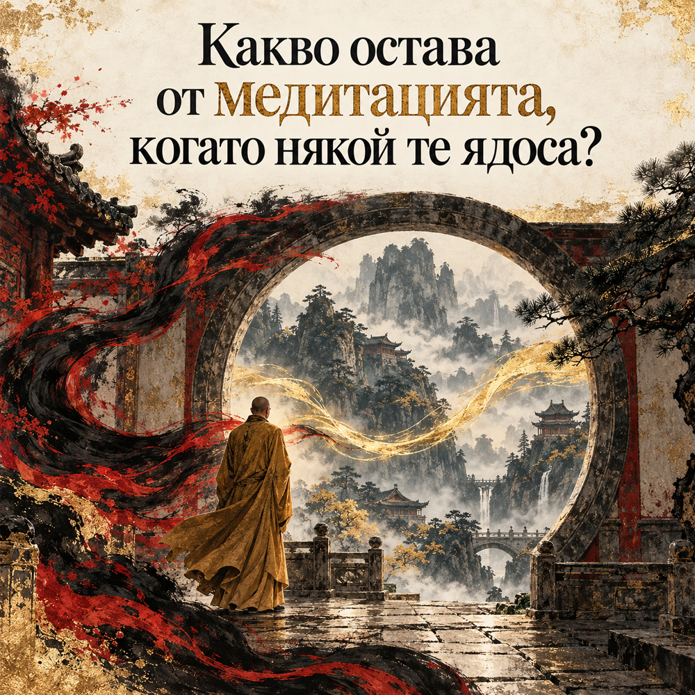 Какво остава от медитацията, когато някой те ядоса?