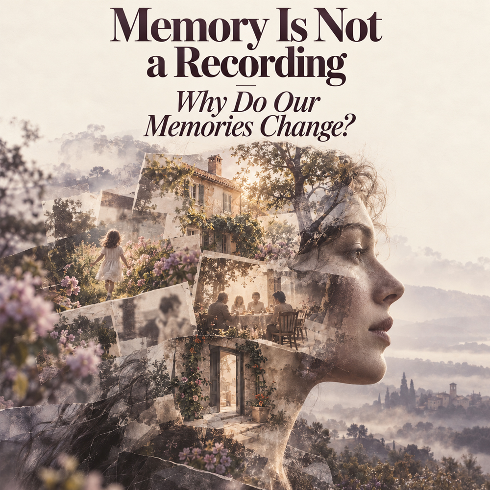 Memory Is Not a Recording - Why Do Our Memories Change? memory is not a recording why do our memories change