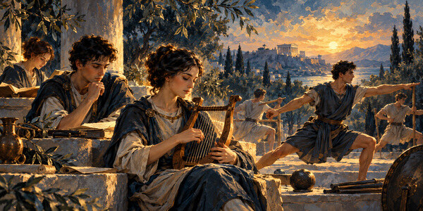 Plato and the Ideal State – Justice, Power, and the Philosopher-King Educating the Guardians: Music, Gymnastics, and Character