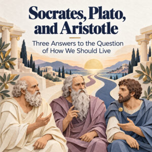Socrates Plato And Aristotle Three Answers To The Question Of How We Should Live 300x300