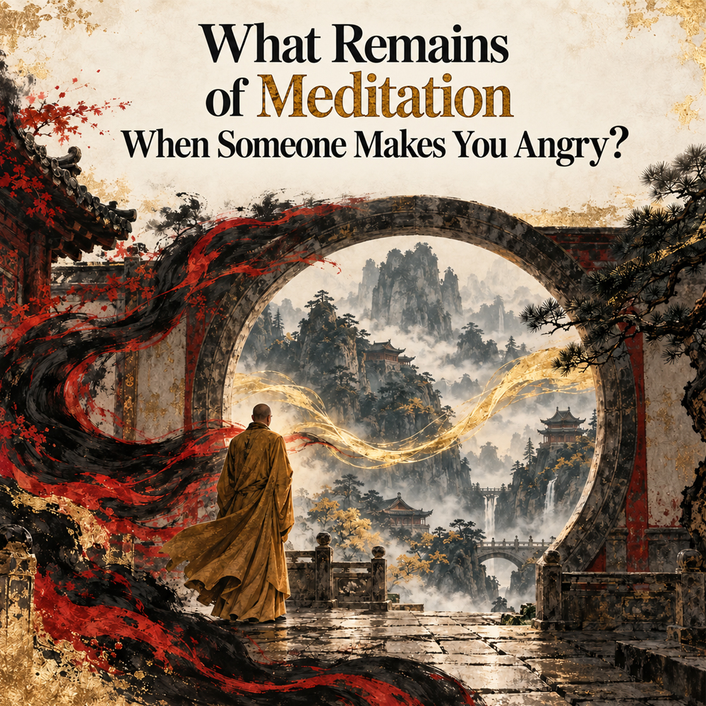 What Remains of Meditation When Someone Makes You Angry? what remains of meditation when someone makes you angry
